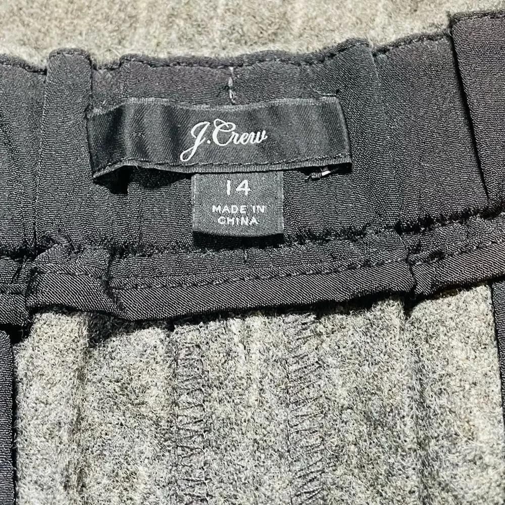 J. Crew grey striped